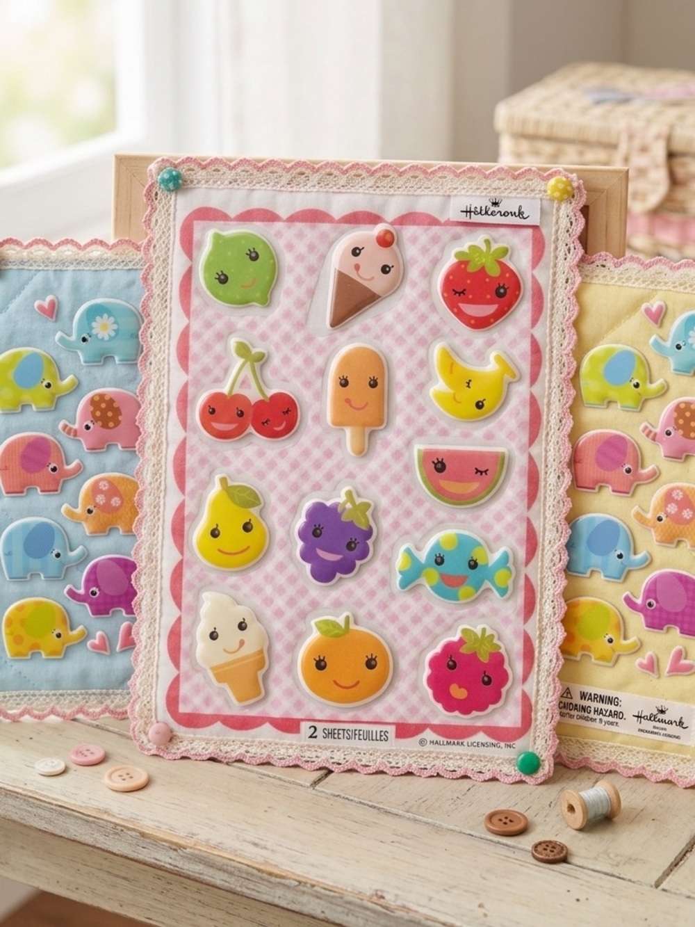 Hallmark Puffy Stickers Set